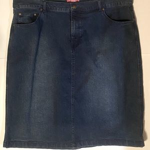 Midi Jean Skirt with actual pockets